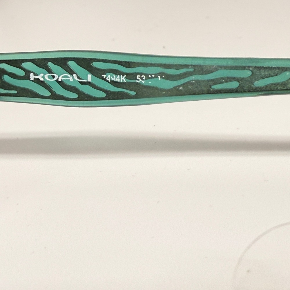 Morel Koali 7494K Women Eyeglasses Brown Teal Half Rim Frame 53-17-135 France - Picture 6 of 7